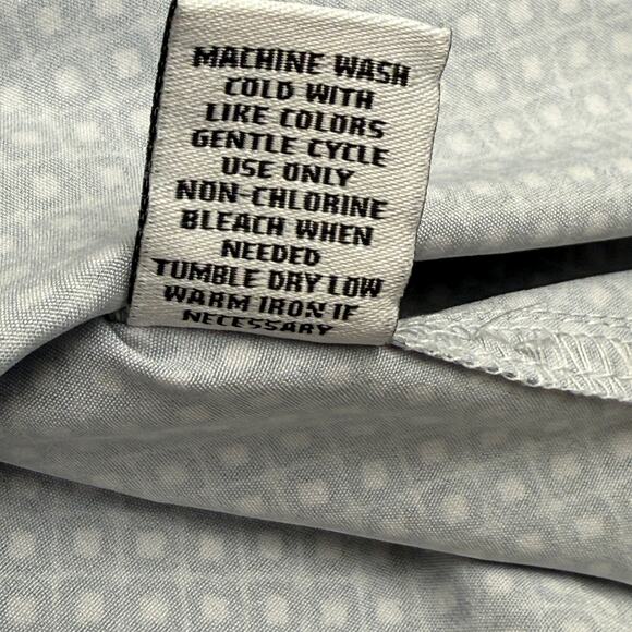 JB Holt Men's Performance Stretch Short Sleeve Shirt Small Tailored Fit Blue - Picture 4 of 10